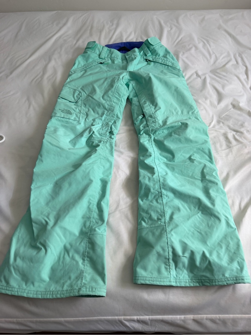 The North Face Kids Mint Green Snow Pants